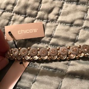 NWT Chico’s stretch circular bracelet